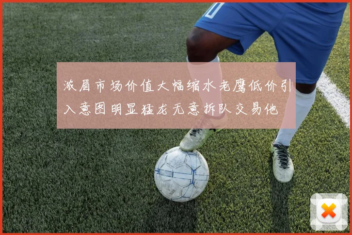 浓眉市场价值大幅缩水老鹰低价引入意图明显猛龙无意拆队交易他